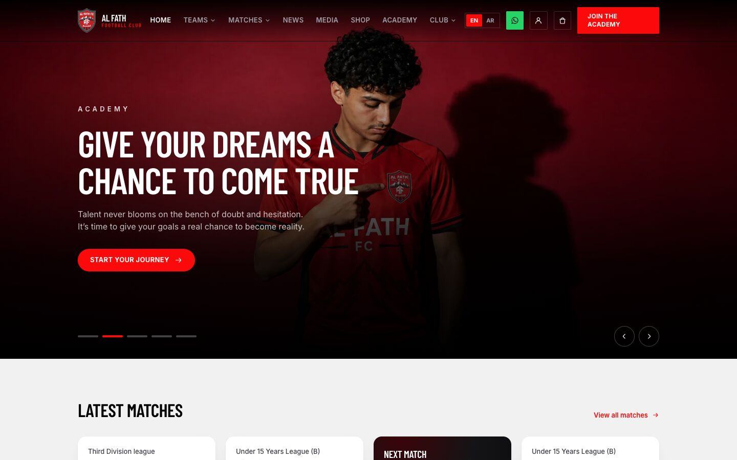 AL FATH FC — homepage
