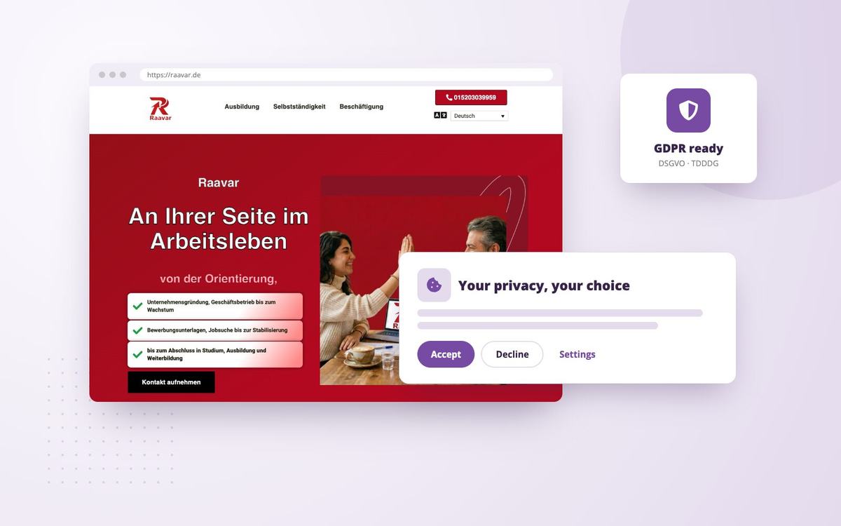 GDPR-Friendly Websites: Cookie Banners, Fonts and Forms Done Right