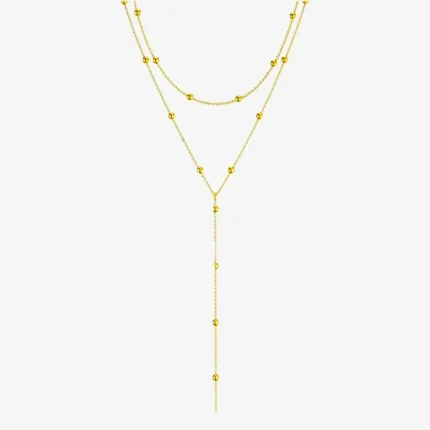 Delicate Drop Beaded Necklace